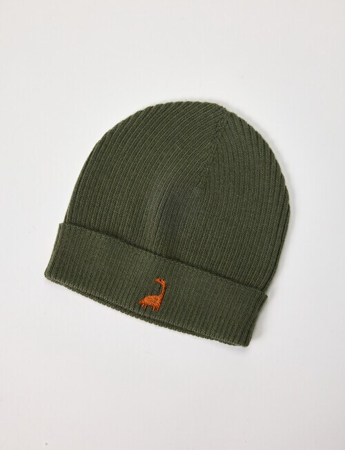 Teeny Weeny Merino Merino Dino Beanie, Green product photo
