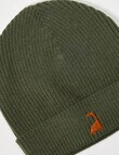 Teeny Weeny Merino Merino Dino Beanie, Green product photo View 02 S
