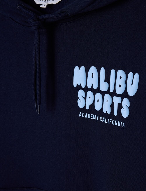 Switch Malibu Sports Oversized Hoodie, Navy product photo View 03 L