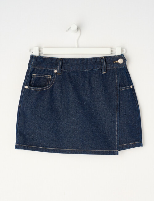 Switch Denim Skort, Indigo product photo