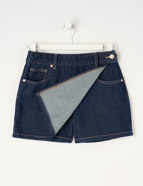 Switch Denim Skort, Indigo product photo View 03 L