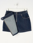 Switch Denim Skort, Indigo product photo View 04 S