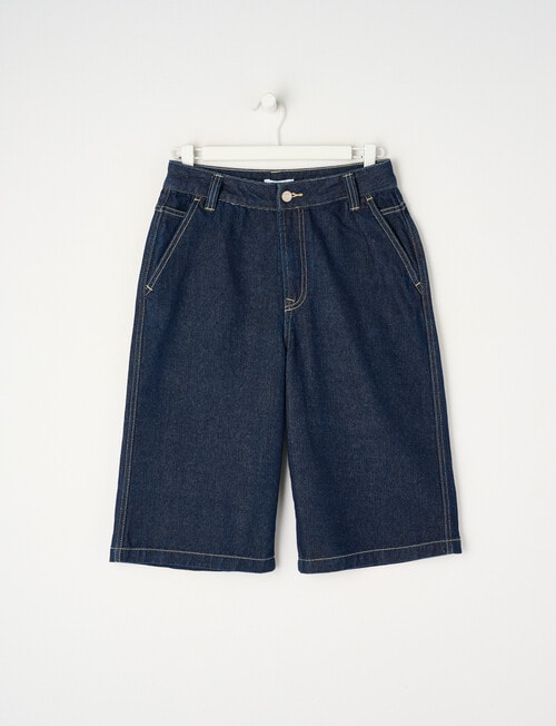 Switch Super Baggy Denim Jort, Indigo product photo