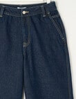 Switch Super Baggy Denim Jort, Indigo product photo View 03 S