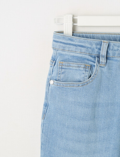 Switch Embroidered Bows Ava Flare Jean, Light Blue product photo View 03 L