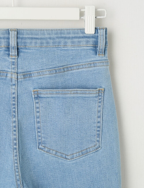 Switch Embroidered Bows Ava Flare Jean, Light Blue product photo View 04 L