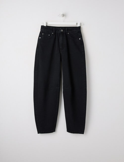 Switch Hayley Barrel Jean, Washed Black product photo