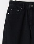 Switch Hayley Barrel Jean, Washed Black product photo View 03 S