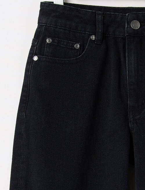 Switch Hayley Barrel Jean, Washed Black product photo View 03 L