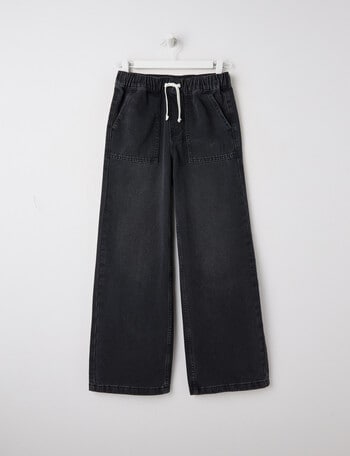 Switch Maddie Pull On Jean, Washed Black product photo