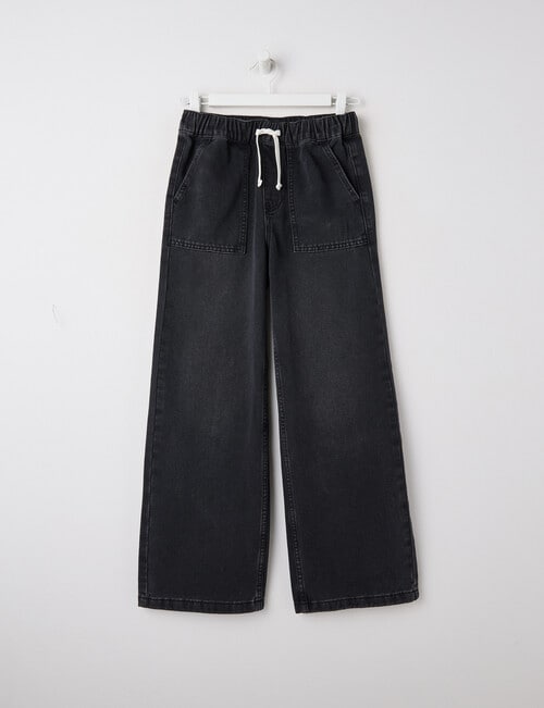 Switch Maddie Pull On Jean, Washed Black product photo