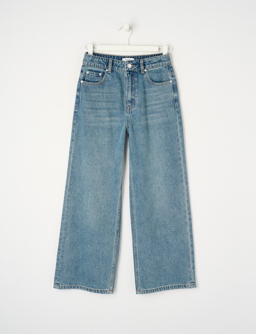 Switch Harlow Wide Leg Jean, Washed Blue product photo