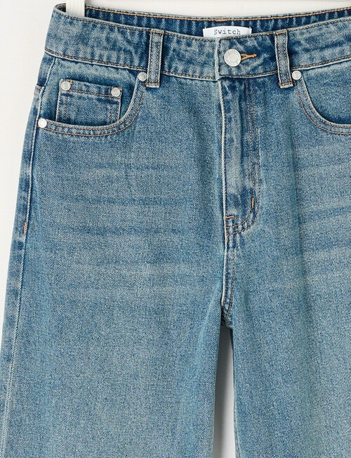 Switch Harlow Wide Leg Jean, Washed Blue product photo View 03 L