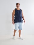 Gasoline King Size Slub Singlet, Slate product photo View 03 S