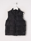 Mac & Ellie Puffer Vest, Black product photo