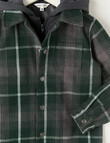 Mac & Ellie Check Shacket, Pine product photo View 02 S