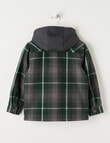 Mac & Ellie Check Shacket, Pine product photo View 04 S