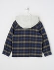 Mac & Ellie Long Sleeve Check Shirt, Blue product photo View 03 S