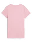 Puma Essential No. 1 Heather Tee, Poised Pink Heather product photo View 02 S