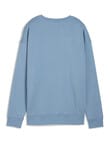 Puma Essential Small No. 1 Relaxed Crew, Cool Blue product photo View 02 S