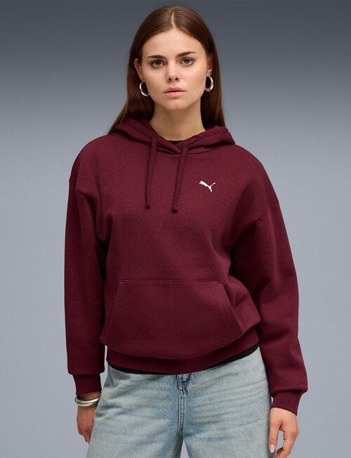Puma Essential Comfort Hoodie, Ruby Shimmer product photo