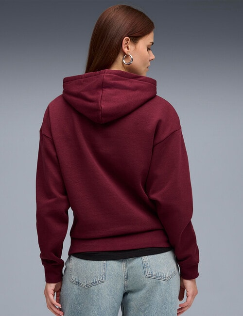 Puma Essential Comfort Hoodie, Ruby Shimmer product photo View 02 L