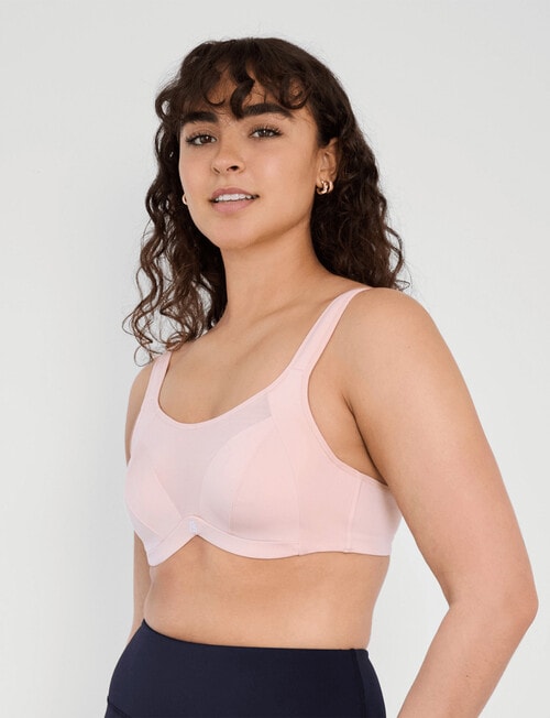 Bendon Power Sports Bra, Latte, D-G product photo View 03 L