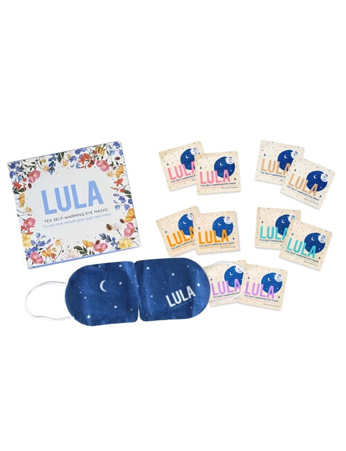 Lula Mixed Scents Self Warming Eye Mask, 10-Pack product photo