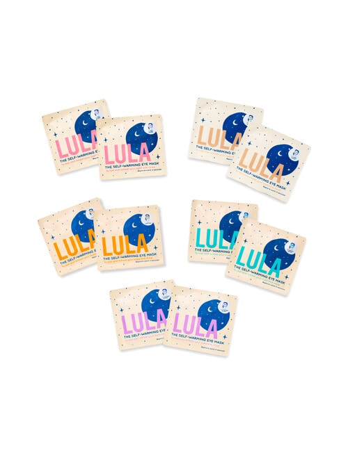 Lula Mixed Scents Self Warming Eye Mask, 10-Pack product photo View 02 L