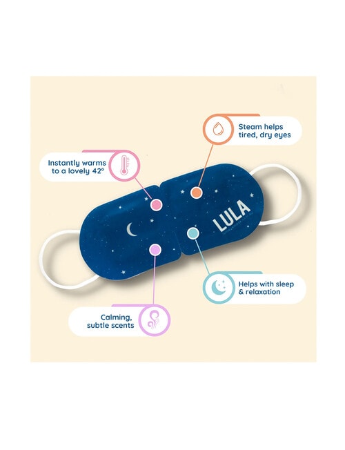 Lula Mixed Scents Self Warming Eye Mask, 10-Pack product photo View 03 L