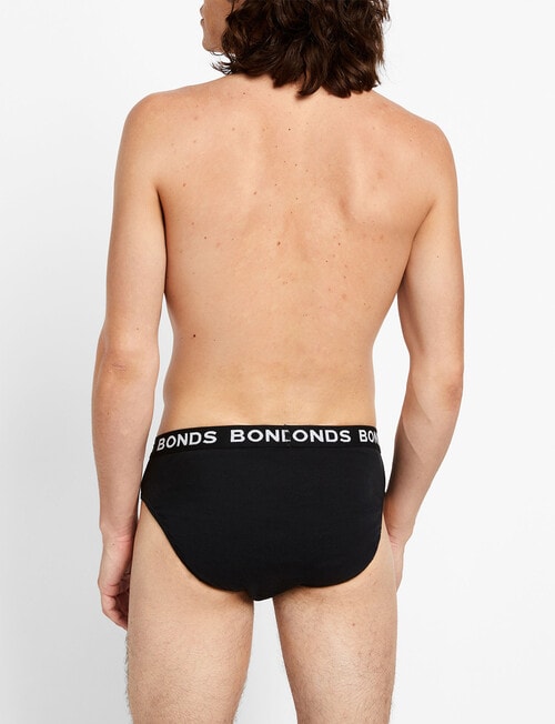 Bonds Hipster Brief, 4-Pack, Black, Blue & Grey product photo View 03 L