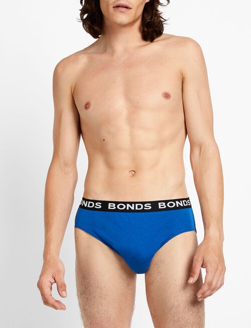 Bonds Hipster Brief, 4-Pack, Black, Blue & Grey product photo View 07 L