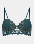 Bendon Margot Estelle Long Line Bra, Mediterranea, B-E product photo View 04 S