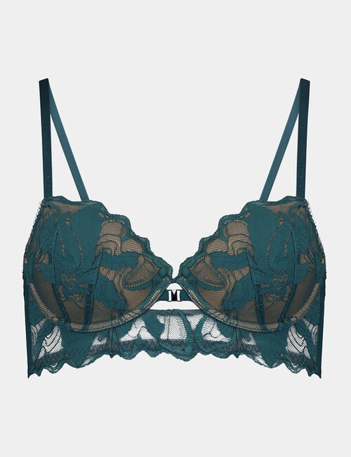 Bendon Margot Estelle Long Line Bra, Mediterranea, B-E product photo View 04 L