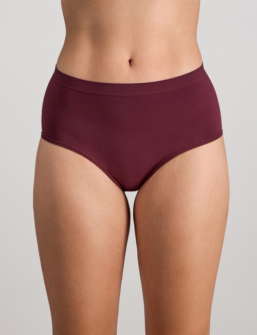 Bendon Seamless Soft Full Brief, Fig product photo