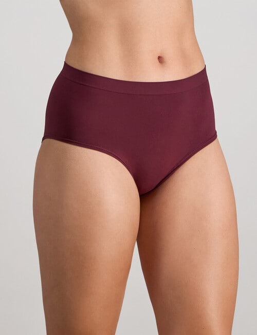 Bendon Seamless Soft Full Brief, Fig product photo View 03 L