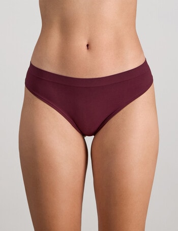 Bendon Seamless Soft Thong Brief, Fig product photo