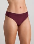 Bendon Seamless Soft Thong Brief, Fig product photo View 03 S
