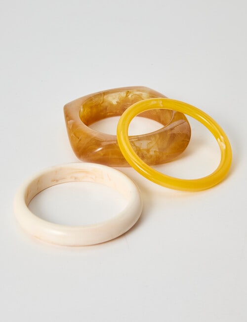 Whistle Accessories Boho Bangles, 3-Pack, Honey product photo