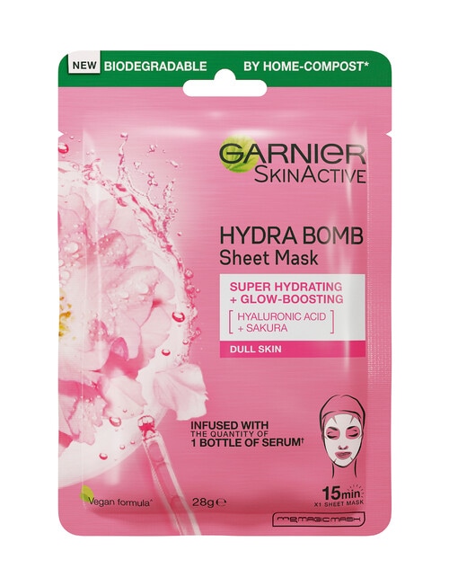 Garnier Hydra Bomb Sheet Mask Sakura, 28g product photo