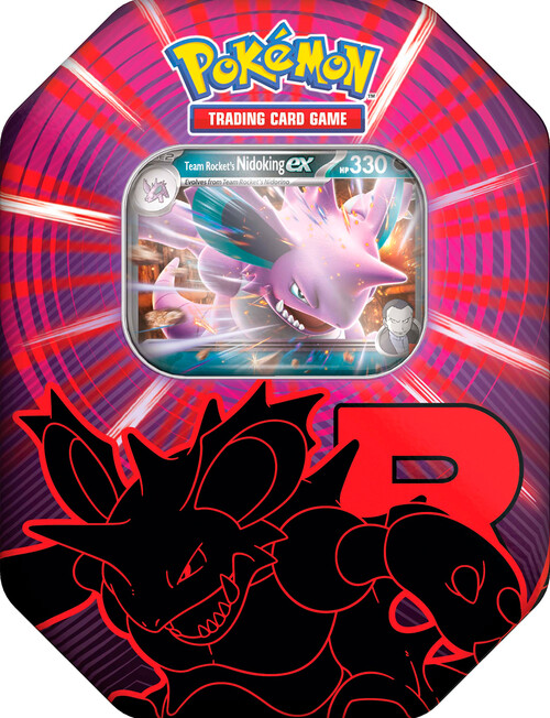Pokemon Trading Card Team Rocket Ex Tins, Assorted product photo View 02 L