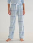 Whistle Sleep Flannel Pants, Blue Check product photo