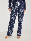 Whistle Sleep Flannel Pants, Navy Floral product photo View 05 S