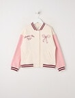 Mac & Ellie Varsity Ballet Jacket, Natural product photo