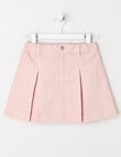 Mac & Ellie Cord Pleated Skirt, Dusk product photo