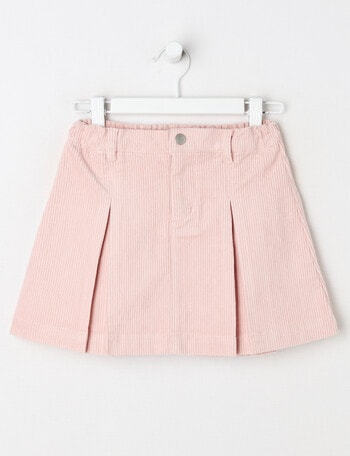 Mac & Ellie Cord Pleated Skirt, Dusk product photo