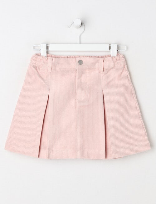 Mac & Ellie Cord Pleated Skirt, Dusk product photo