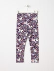 Mac & Ellie Bunny Floral Legging, Navy product photo