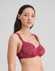 Fayreform Midnight Express Underwire Bra, Beaujolais, C-G product photo View 03 S