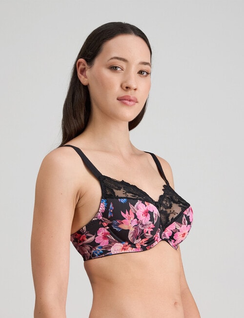 Fayreform Wild Violet Underwire Bra, Tangled Garden, D-G product photo View 03 L